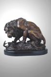 Bronze Statue Animal Lion (HYM011)