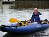 2 Seaters Inflatable Fishing Kayak, Suitable for Rentals and Recreation