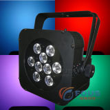 9 X 9W Tri-Color LED Wireless Battery LED Flat PAR / LED up Lighting / Wedding Lighting (FS-P5002)