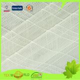 White Jacquard Stretch Netting Underwear Fabric with Lycra