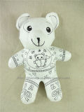 DIY Color Your Fabric Plush Bear Toy