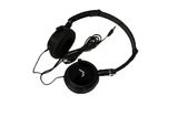 Stereo Sound Headphone, Black Music Earphone, Microphone Headset