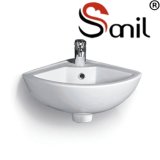 High Quality Irregular Corner Wall Hung Wash Sink (S9001)
