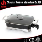 Aluminium Ceramic Coating Electric Skillet Fryingpan Kitchen Appliance