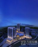 Night View Model Rendering Architectural Visualization