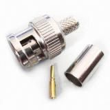BNC Male Crimp Type RF Connector for Rg59