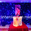 Romantic Blue and White Lights Wedding Background Cloth