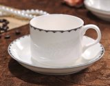 Classic Porcelain Coffee Mugs with Saucer