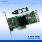 PCI Express Dual Port Copper Gigabit Ethernet Network Card (Intel 82576 Based)