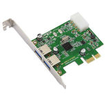 Factory Sale Hgih Performance Pcie to 2 Port USB 3.0 Converter Card