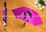 Stylish Wine Bottle Fashion Folding Practical Sunshade Portable Umbrella