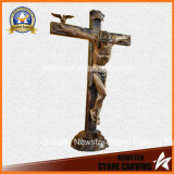 Religious Bronze Statue Jesus Christ Copper Wall Sculpture
