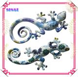 Sinal Hot Sale Lizard, Polyreisn Souvenir Lizard Sculpture for Wall Decoration