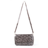 Ladies Fashion Snake Pattern Cross Body PU Handbag (S2025)