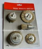 Circular Wire Brushes with Separate Shaft