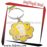 Custom Design Metal Zinc Alloy Key Chain and Key Ring, Key Chain