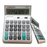 12 Digits Dual Power Large Desktop Calculator with Tilted Acrylic Screen and Rounding Selection and Decimal Selection (LC217A)
