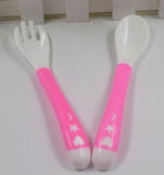 Kids Promotional Gift Hot Sensitive Color Cahnge Children Safet Spoon