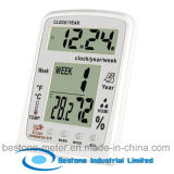 Hygro-Thermometer Clock & Calendar (KT201)