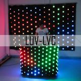 Indoor Decoration Curtain / DJ Booth Skirt/DJ Backdrops Curtain/ LED DJ Curtain