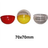 Plastic 70mm Empty Toy Capsule for Vending Machine