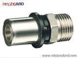 Press Pex-Al-Pex Fitting/Straight/Male Coupling