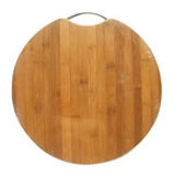 Wooden/Bamboo Round Chopping Block with LFGB, FDA Certificate