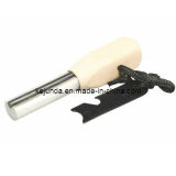 New Outdoor Camping Magnesium Fire Flint with Wood Handle (S-FS-027)