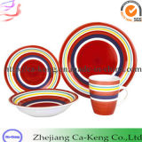 Wholesale Hand Painted Stoneware Tableware with Different Color