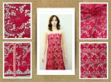 Excellent Design Red Floral Embroidery Design for Garment