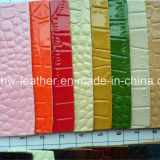 Embossed Crocodile Grain PU Leather for Handbag