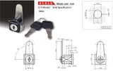 Cam Lock Furniture Lock, (AL-9904)