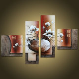 Hot Selling Modern Flower Oil Painting for Home Decoration (KLFL4-0065)