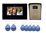 Home Security 7 Inch Video Door Phone with ID Card