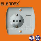 EU Style Flush Mounted Schuko Switch Socket (F7610)