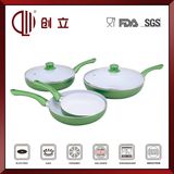 6PCS Ceramic Coating Fry Pan