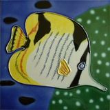 Hand Painted Art Ceramic Tiles (6