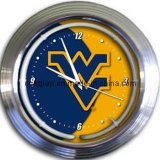 West Virginia Neon Clock