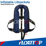 150n Crotch Strap Navy Use Inflatable Life Jacket (FTIN-VT09)