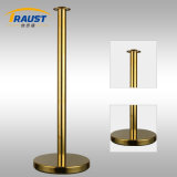 Golden Classical Post & Velvet Rope Stanchion/Stand (RP-34CF)