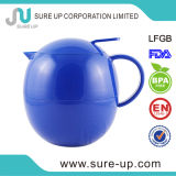 Blue Round Egg Style Colored Plastic Coffee Flask Jug (JGFJ)