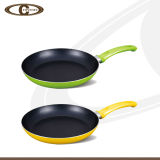 Aluminum Cookware Fry Pan with Silicone Handle
