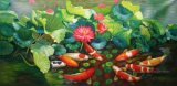 Chinese Koi Fish Painting