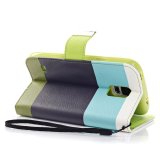 PU Leather Wallet Flip Cover Stand Case for Samsung Galaxy S5 I9600
