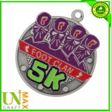 5k Foot Clean Custom Metal Medal