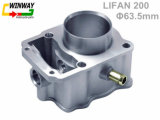 Ww-99185 Lifan200 Motorcycle Cylinder Block, Motorcycle Part, Gy200 Engine Parts