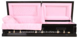 Urd-A217 Wholesale Price High Quality Pink Velvet Interior Casket