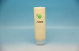 D25mm Light Yellow Plastic Squeeze Tube with Transparent Cap