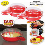 Plastic Microwave Egg Muffin Cooker Easy Eggwich