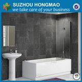 Polished Glass Shower Bathtub, Folding Shower Screen for Bathroom